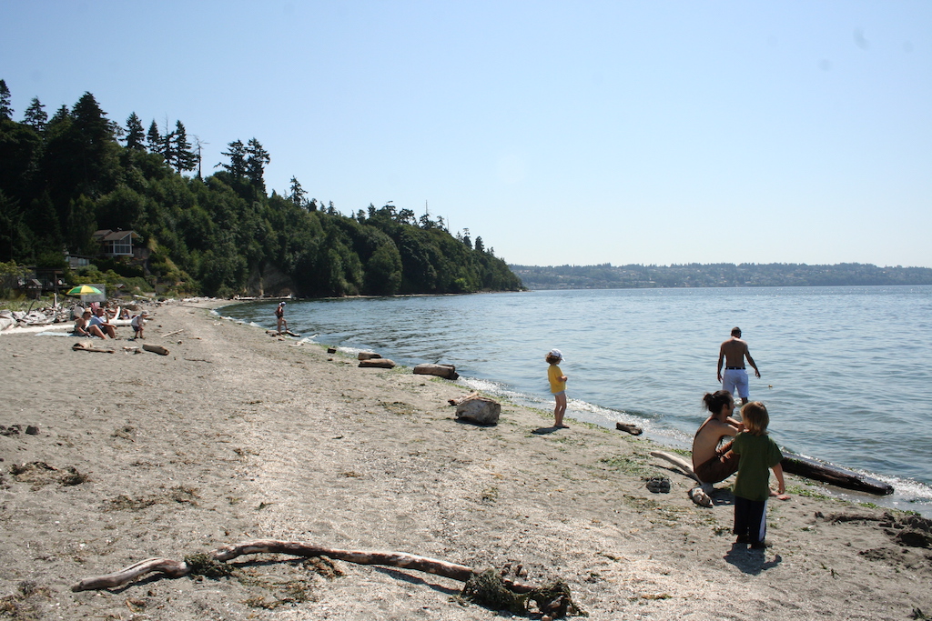 Saltwater State Park on Puget Sound